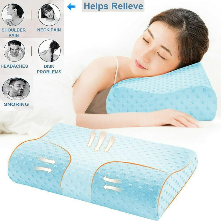 English Home Memory Foam Pillow, Breathable Height Adjustable Orthopedic  Pillow, Cervical Pillow for Neck Pain, Machine Washable Side Sleeper  Pillow