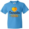 thumbnail image 3 of Inktastic Sarasota Florida Orange in Heart Youth T-Shirt, 3 of 5