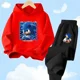 thumbnail image 3 of Ropa de bebé, ropa de abrigo para niño de 2 a 12 años, conjunto de sudadera con capucha, sudadera Sonic 2024 de primavera para niños, ropa para niña, madre e hijo, 3 of 5