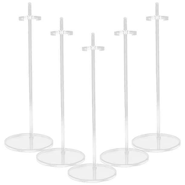 5 soportes de exhibición para muñecas, ajustables, para modelos de muñecas.