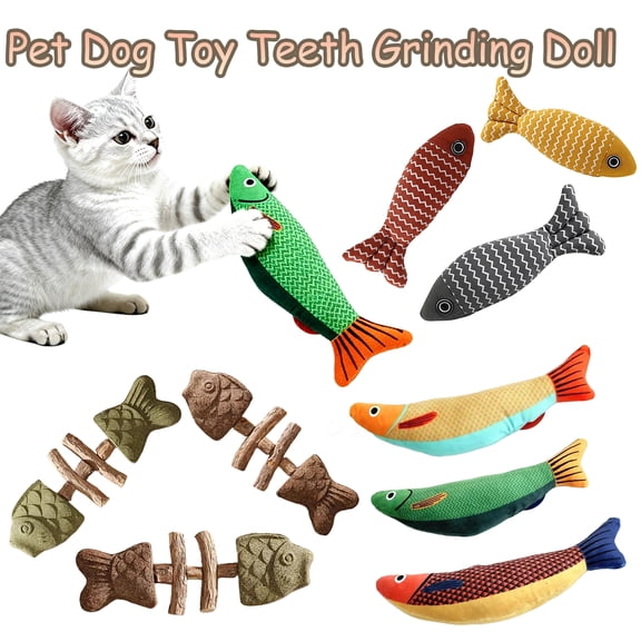 Pet Dog Toy Teeth Grinding Chew Doll, Interactive Plush Toy for Dogs, Soft Chew Toy for Biting and Teething, Dental Care and Stress Relief for Puppies and Small Pets, AKLJWH