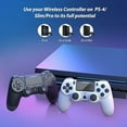 PS4 Controller,Wireless Pro Game Controller for PS 4 Compatible with PS4/PS4 Slim, Enhanced Dual