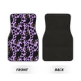 thumbnail image 2 of Disketp Cartoon Black Cats for Crystal Velvet Car Mats Four-Piece Set,All-Season Automotive Protection, Vehicles, Cars, Trucks, and SUVs,Anti-Slip Design, 2 of 7