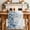 White Blue, variant on Brown Leaves Table Runner - 72 Inch Long Summer Botanical Cotton and Linen Blended Dress Scarves Farmhouse Table Runner for Kitchen Dining, Coffee Table, 13" x 72"