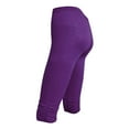 thumbnail image 2 of TAGOLD Womens Summer Pants, Womens Summer Yoga Pants, Fashion Womens Leggings Fitness Running Solid Sports Yoga Capris Pants, 2 of 5