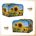 thumbnail image 3 of Balery Sky Golden Sunflower Field B Pattern Oven Cover Kitchen Bread Machine Protector, 4 Slice Toaster Cover for Home, Anti Dust Fingerprint Coaster Cover, 3 of 7