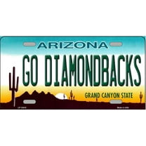 Go Diamondbacks Novelty Arizona License Plate Automobile Tag LP-13315
