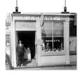 thumbnail image 2 of Print: E.J. Crane, Watchmaker And Jewelry Store With Man Working In Window, 2 of 4