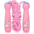 thumbnail image 1 of Skipping rope for children, skipping rope with wooden handle birthday, 1 of 5