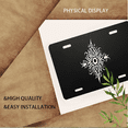 thumbnail image 3 of 1 Pcs Durable License Plate Covers & Frames, Sun Pattern For Decorative Front, Waterproof For Decoration Aluminum License Plate Covers & Frames Cover For Men Women, 12" X 6", 3 of 6