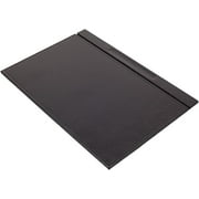 Leather Desk Pad With Cover- Desk Organizer Set - Leather Office Desk Pad Mat Accessories - Office Gifts - Office Organizer (Black)
