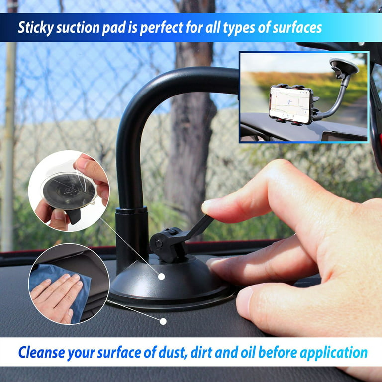 Magnetic Suction Cup Stand Car Mount Holder for ALL PHONES