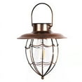 thumbnail image 2 of Mouliraty Solar Lanterns Outdoor Hanging Metal Vintage Lantern Warm White Solar Lights Lamp Design For Garden Patio Yard Tree Decoration, 2 of 7