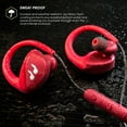thumbnail image 4 of Bliiq Bluetooth Headphones, [Hummingbird] Hifi Bass Stereo with Mic, Water-resistant Wireless Sport Earphones - RED, 4 of 6