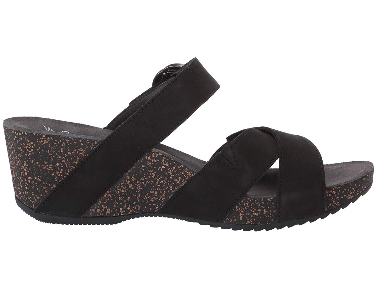 dansko black milled nubuck