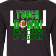 thumbnail image 4 of Inktastic Touchdown 100 Days of School Long Sleeve Youth T-Shirt, 4 of 5