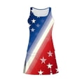 thumbnail image 5 of Miqool Women 4th of July Outfit Three Piece Set Tops with thong pants and skirt American Flag Patriotic Shirt Anniversary USA Shirt, 5 of 5