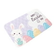 thumbnail image 1 of Kbndieu Easter Decorations Easter Bunny Flannel Floor Mat Kitchen Door Mat, 1 of 5