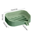 thumbnail image 3 of Draining Soap Dish for Shower, Soap Holder Shower Wall Soap Bar Holder, Multifunctional Soap Box Bar Soap Tray, 3 of 6