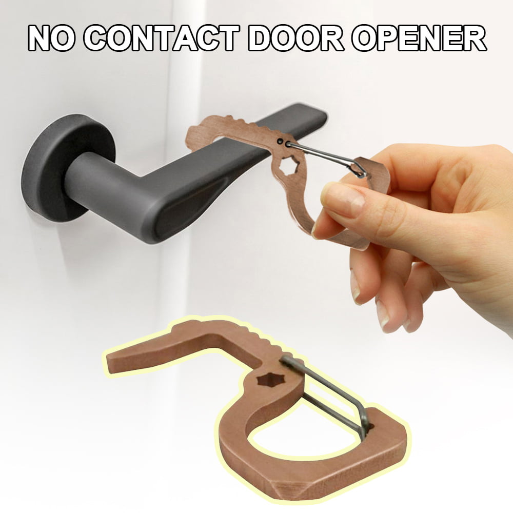 Details about   Hands free door opener Hands-off door opening tool Button push tool 