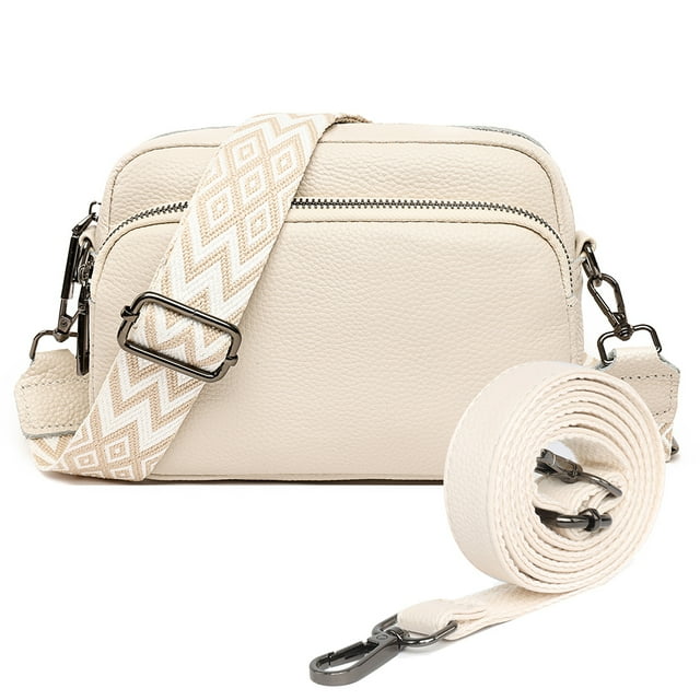 Bolso para Cámara Satchel Sling Bag Hobo Bandolera Moderno Mujer Con 2 Correas Bolsos Compras Cuero Genuino