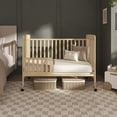 thumbnail image 2 of Dream On Me Carson Classic 3-in-1 Portable Crib in Natural, Removable Wheels, Converts from Baby Crib to Toddler Bed, Day Bed and Kids Sofa, Three Adjustable Mattress Height Positions, 2 of 8