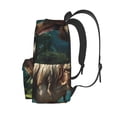 thumbnail image 3 of Disketp Green Forest Dinosaur for Large Capacity Lightweight Student Backpack,Travel backpack,Perfect for School, Travel, and Work, Comfortable and Stylish, 3 of 8