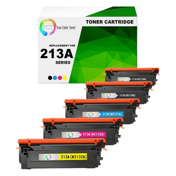 TCT 213A Toner Cartridge 5 Pack - Premium Compatible Replacement for 213A
