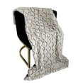 thumbnail image 3 of Plutus Brands Plutus Brown Beige Diamond Faux Fur Luxury Throw Blanket, Throw 36W x 60L, 3 of 3