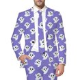 thumbnail image 1 of toraway Costume pour Hommes Klein Mode Décontractée Boucle Imprimée Mode Simple Doux Travail Formel Chaud Costume Doux TTG, 1 of 4