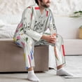 thumbnail image 7 of Fotbe Happy Easter Pattern Long Sleeve Pajama Set for Men,Sleepwear Set,2-piece Loungewear Set,Soft PJs Comfy Nightwear with Pockets-X-Large, 7 of 7