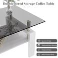 thumbnail image 3 of Gray Tempered Glass - Smooth Edge for Safety - Living Room Decor - Quick and Easy Assembly, 3 of 5