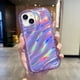 thumbnail image 1 of Funda de teléfono transparente con patrón de onda 3D, protección de Airbag de doble capa, adecuada para iPhone 14, 13, 12, 11 Pro Max, XS, X, XR, 8, 7 Plus, 1 of 4