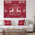 thumbnail image 4 of Design Art - Motif de Renne de Noël avec Flocons de Cristal, 4 of 5
