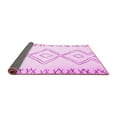 thumbnail image 2 of Ahgly Company Indoor Rectangle Solid Pink Modern Area Rugs, 2' x 3', 2 of 4