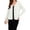 White, variant on HOWCOME Soft Button-Up Cardigan for Women Lightweight Long Sleeve Thin Sweater, Dressy Shrugs for Dress,Black L