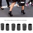 thumbnail image 3 of 10 Paires de Chaussures de Remplacement de Pointe de Talon Haut Bouchons de Réparation CPU Polyuréthane Noir Chaussures de Réparation Kits de Remplacement[9mm], 3 of 9