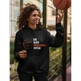 thumbnail image 4 of Tstars Womens Basketball Sport Team Fans Cool Gift for Basketball Fanatics Eat Sleep Basketball Repeat Gift Ideas for Basketball Fans Women Birthday Hoodie, 4 of 7