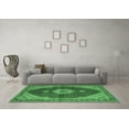 thumbnail image 3 of Ahgly Company Indoor Rectangle Medallion Emerald Green Traditional Area Rugs, 7' x 10', 3 of 4