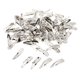 thumbnail image 1 of 2x 100 piezas de aleación de plata de 50 mm pasadores de punta a para niñas lazo para el cabello manualidades para bricolaje Yuyangstore Pinzas para el cabello a presión de bricolaje, 1 of 8