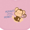 thumbnail image 4 of Inktastic Memaw's Little Monkey Boys or Girls Baby Bib, 4 of 4