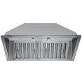 thumbnail image 3 of Ancona Pro Hotte de Cuisinière à Insert Cannelé 34 Pieds' 600 CFM en Acier Inoxydable, 3 of 8