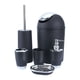 thumbnail image 3 of Botella de jabón líquido, juego de accesorios de baño de 6 piezas Accesorio de baño Taza de cepillo de inodoro Fiel a su promesa, 3 of 9
