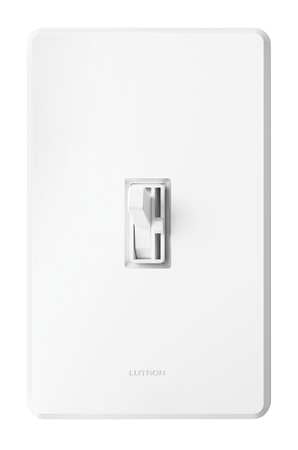 LUTRON AYCL-153P-WH Lighting Dimmer, Toggle, White, 120V by Lutron Electronics Company, Inc.