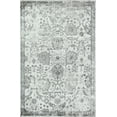 thumbnail image 2 of Freida FY30A Icy Grey Vintage Farmhouse Light Gray Area Rug, 2'6"x8', 2 of 5