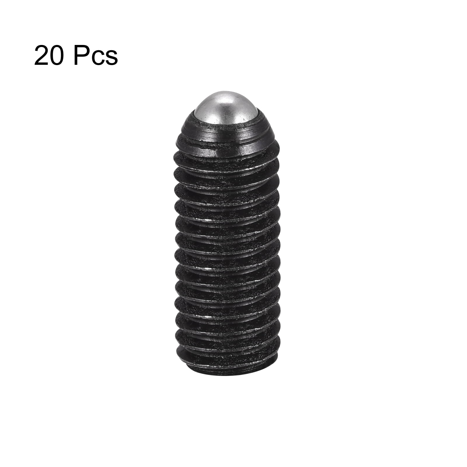 Unique Bargains High Carbon Steel Metric Spring Hex Socket Ball Point Set Screw  M8 x 20mm