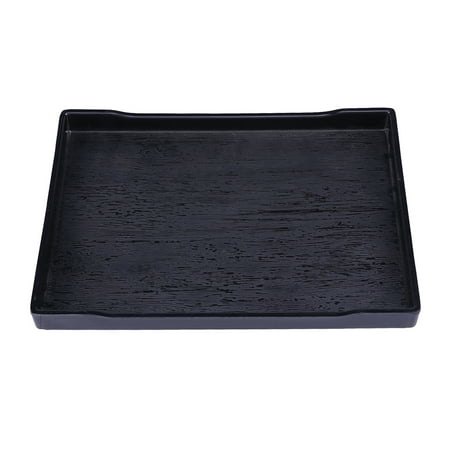 Hemoton Reptile Bowl Large Food and Water Dish Also Fit for Bath Pet Supplies - Large Size (Black)