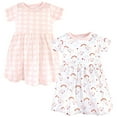 thumbnail image 1 of Luvable Friends Vestido De Algodón Para Bebé Niña Unicornio 0-3 Meses, 1 of 1