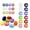 3, variant on Party Essential Silicone Glass Decors Fun Silicone Drink Identifiers Drink Accessory for Drink Recognition