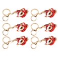 thumbnail image 1 of 6Pcs Rhinestone Car Key Chain Pendant, Bright Colors Rhinestone Keychain Key Accessories For Bag Wallet, 1 of 8